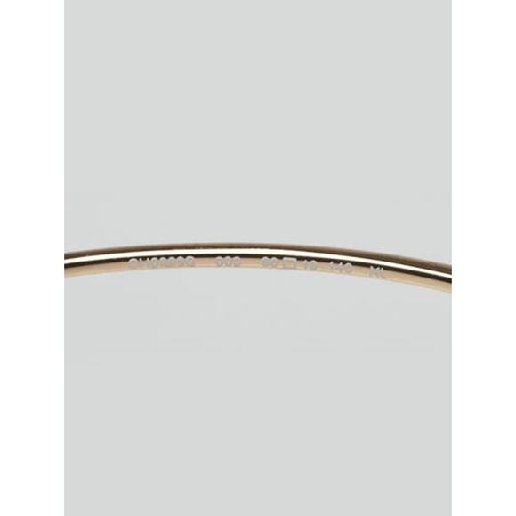 Chloe Goldtone Metal Oversized Round Logo Sunglasses - CH0329S main image 4